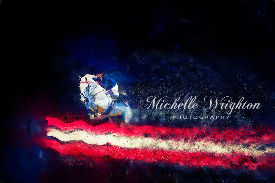 Stars and Stripes Show Jumper - Colour Explosion