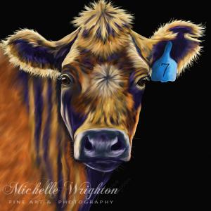 Cow Art – Lucky Number Seven
