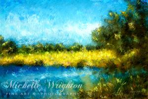 Canola Fields Impressionist Landscape